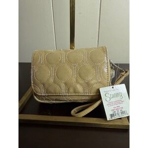 Sunny Hawaii Wristlet Women's‎ Handbag Purse with Mirror NWT